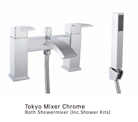 iCladd Tokyo Mixer Chrome Bath Shower Mixer